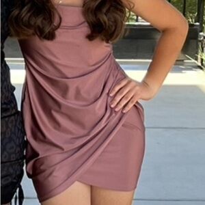 Windsor Dusty Rose Mini Dress